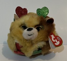 TY Beanie Baby Fudge Plush Stuffed Animal Toy Reigndeer Reindeer