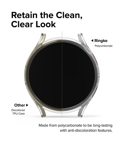 Coque Samsung Galaxy Watch 5 40/44 mm et 5 Pro 45 mm Ringke [mince] protection PC - Photo 69 sur 172