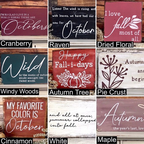 Fall Sign / Wall Decor / Mantle /October Wood Sign / Anne Of Green Gables Quote - Bild 4 von 10