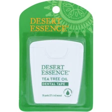 Desert Essence Tea Tree Oil Dental Tape 30 Yards 6 Pack Bulk Case