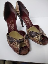 Snake Skin High Heel Shoes