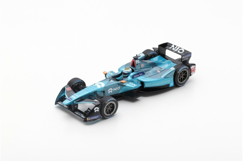 Cadeau Collection Automobile Spark S5944 NIO Formule E N°68 Miniature 1/43 avec Vitrine