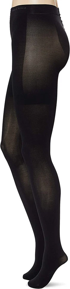 Женские черные непрозрачные колготки Calvin Klein - полностью непрозрачные 80 или 100 денье - Изображение 2 из 4