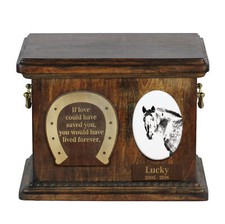 Appaloosa urne en bois pour cheval Art-Dog