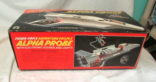 Fisher Price Alpha Probe 325 1980 transbordador espacial con cápsula y astronautas, en caja - Imagen 11 de 12
