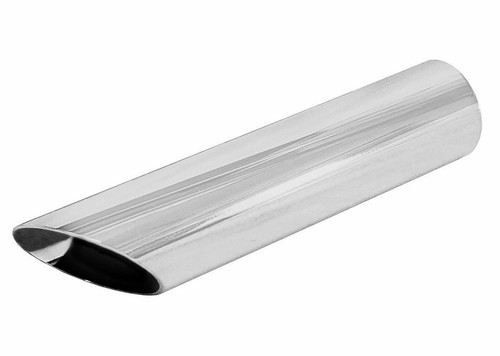 Jones 1.75" Chrome Plated Angle Cut Exhaust Tip 1 3/4 Inlet 2" Outlet 8" Long