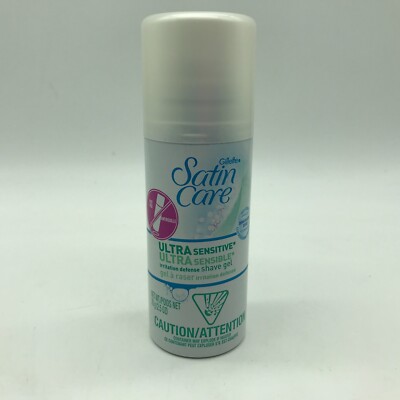 Gillette Satin Care Shaving Gel. Dermatologist Tested.