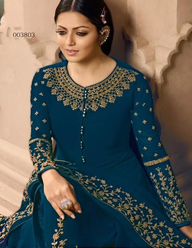 wear Fancy Salwar Kameez Indian Suit New Stylish Party Wedding