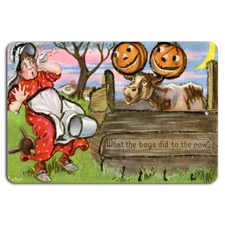 Pumpkin Prank: The Boys' Cow Surprise!