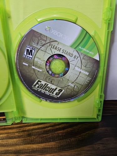 Fallout 3 Game of the Year Edition (Xbox 360, 2009) GameStop Exclusive & Poster - Picture 6 of 7