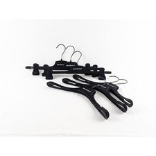 Balenciaga Q:3 / 3 Top Hangers and 3 Bottom Hangers in Black BNWT One Size