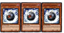 Yugioh - 3X Unknown Synchron - Common - 1st Edition - EXVC-EN002 - Near Mint