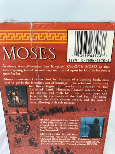 The Bible Collection Moses -Prince, Slave, Outcast, Prophet…VHS SET New - Picture 4 of 9