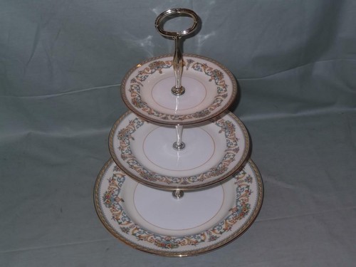 Aynsley Henley 3-Tier Hostess China Cake Plate Stand C1129
