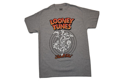 Looney Tunes Mens Tweety Bird, Bugs Bunny, Daffy That's All Folks Shirt New M