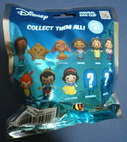 LOT OF 4 NEW UNOPENED MONOGRAM DISNEY FIGURAL BAG CLIPS SERIES 47 AND PRINCESSES - Picture 5 of 10