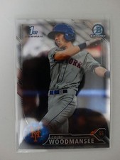 2016 Bowman Draft Chrome #BDC-86 Colby Woodmansee Mets Rookie Baseball Card