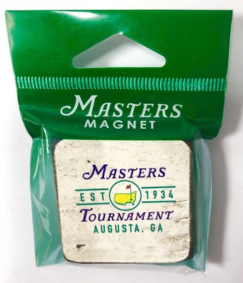 2018 Masters Golf Tournament WHITE LOGO MAGNET from AUGUSTA NATIONAL