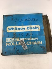 Whitney Chain 60 Excel Precision 10' Roller Chain 160 Link 3/4 Pitch ANSI