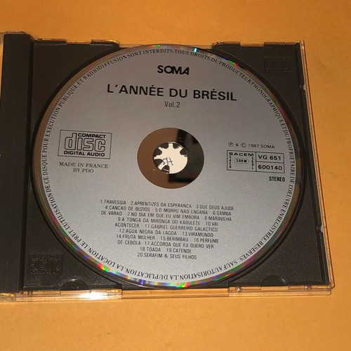 L'Annee Du Bresil Volume 2 CD Latin Jazz Year Of Brazil Brasil Import France - Picture 3 of 5
