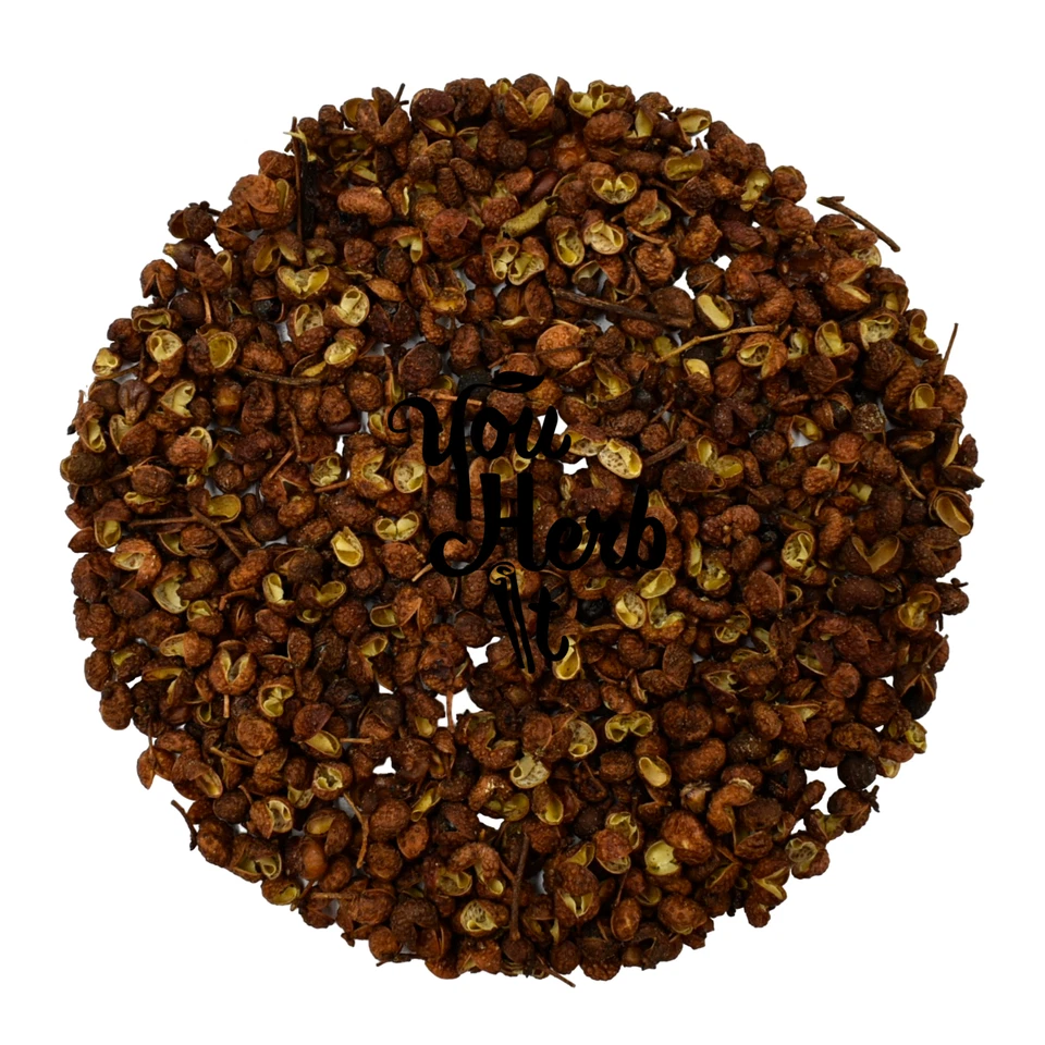 YOUHERBIT Grains de Poivre Séchés Du Sichuan 25g-200g - Zanthoxylum Piperitum