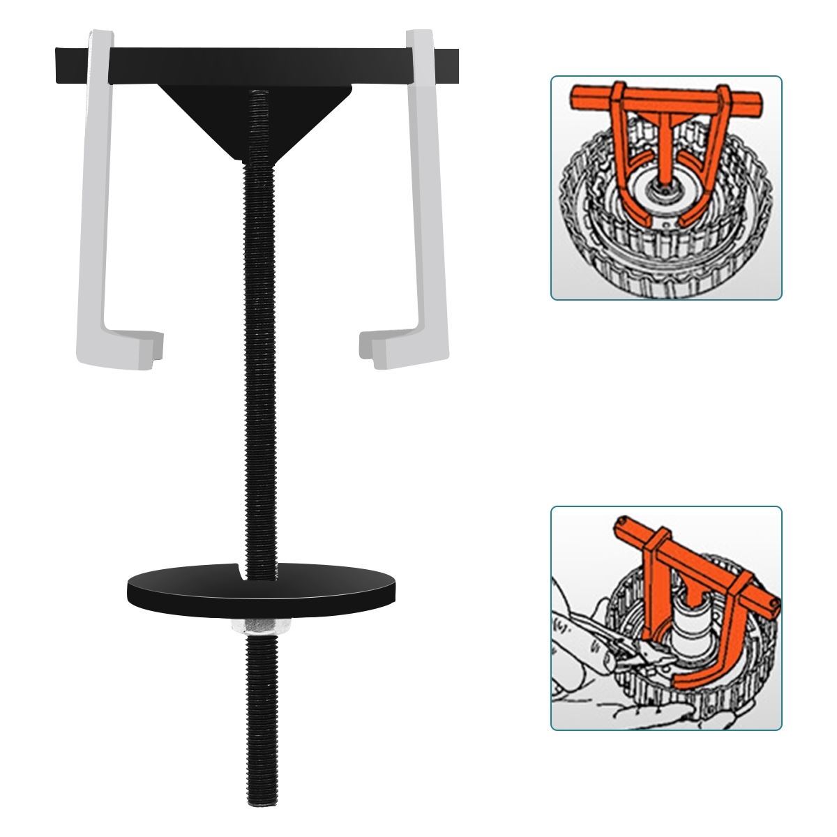 Automatic Transmission Clutch Spring Compressor Removing/Installing