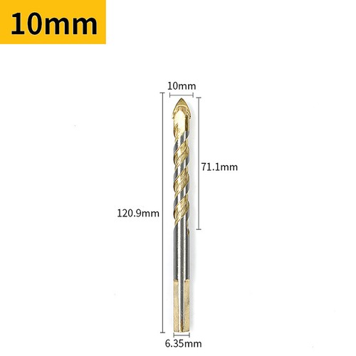 Multi-Material Tile Drill Bits for Glass Porcelain Masonry Red Brick Cement Wall - Picture 8 of 8