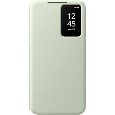 Samsung Smart View Wallet Case Galaxy S24+ Schutzhülle light green Flip Cover