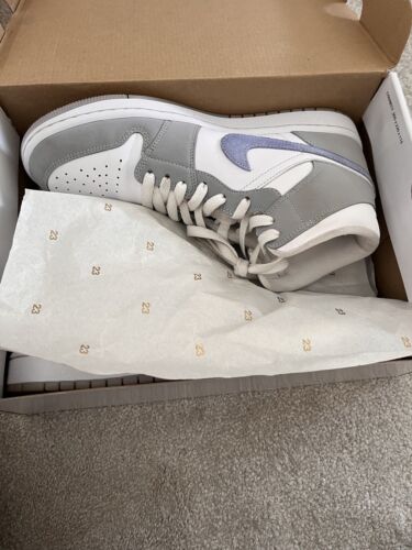 Taglia UK 7,5 - Jordan 1 alto grigio - indossato 5 volte buone condizioni. scatola fresca. - Foto 2 di 9