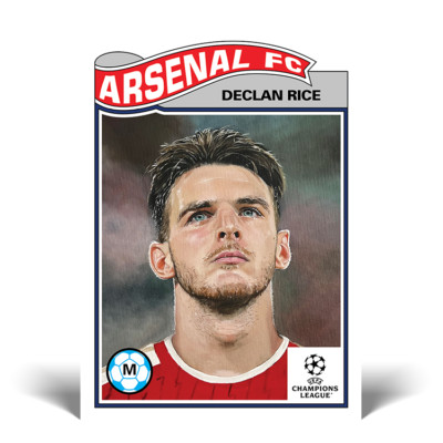 Topps UCL Living Set - Card 630 - Declan Rice - Arsenal