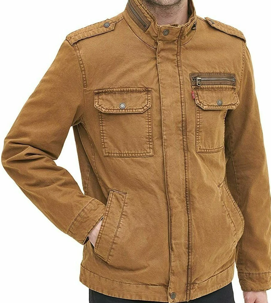 Levi's cotton military jacket sale