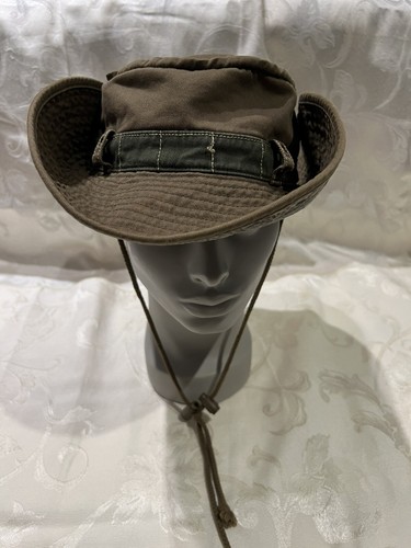 Gap Kids Bucket Hat Brown Forest Y2K Cotton Soft Summer Outdoor Safari Sz S/M - Picture 2 of 8