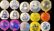 Anime Print Balloons - 24" LN, 36", 72" New Prints!