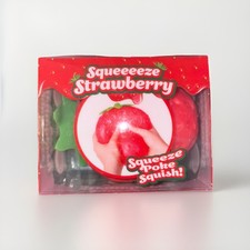 Sunny Days Jumbo Squeezy Strawberry Squishy Toy Stress Relief Sensory Fun