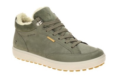 Ecco Schuhe SOFT 7 TRED grün Damenschuhe Mid cut Sneaker 45049361960 NEU