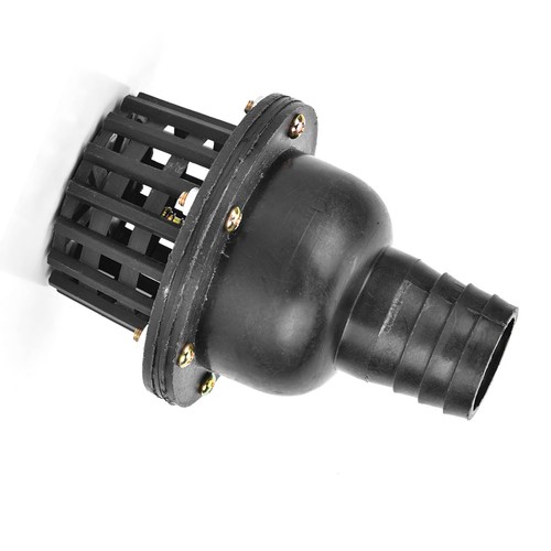Water Pump Foot Valve Black PVC Flat Check Valve For Fluid Machine(1.5in) Part - Picture 22 of 22