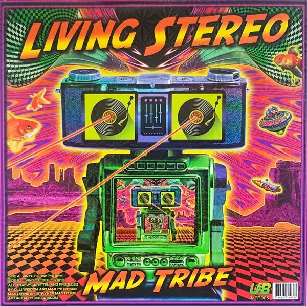 Mad Tribe – Vinyl Fetish - Sealed Vinyl - TIP Records - Psy-Trance Record - Image 2 of 4