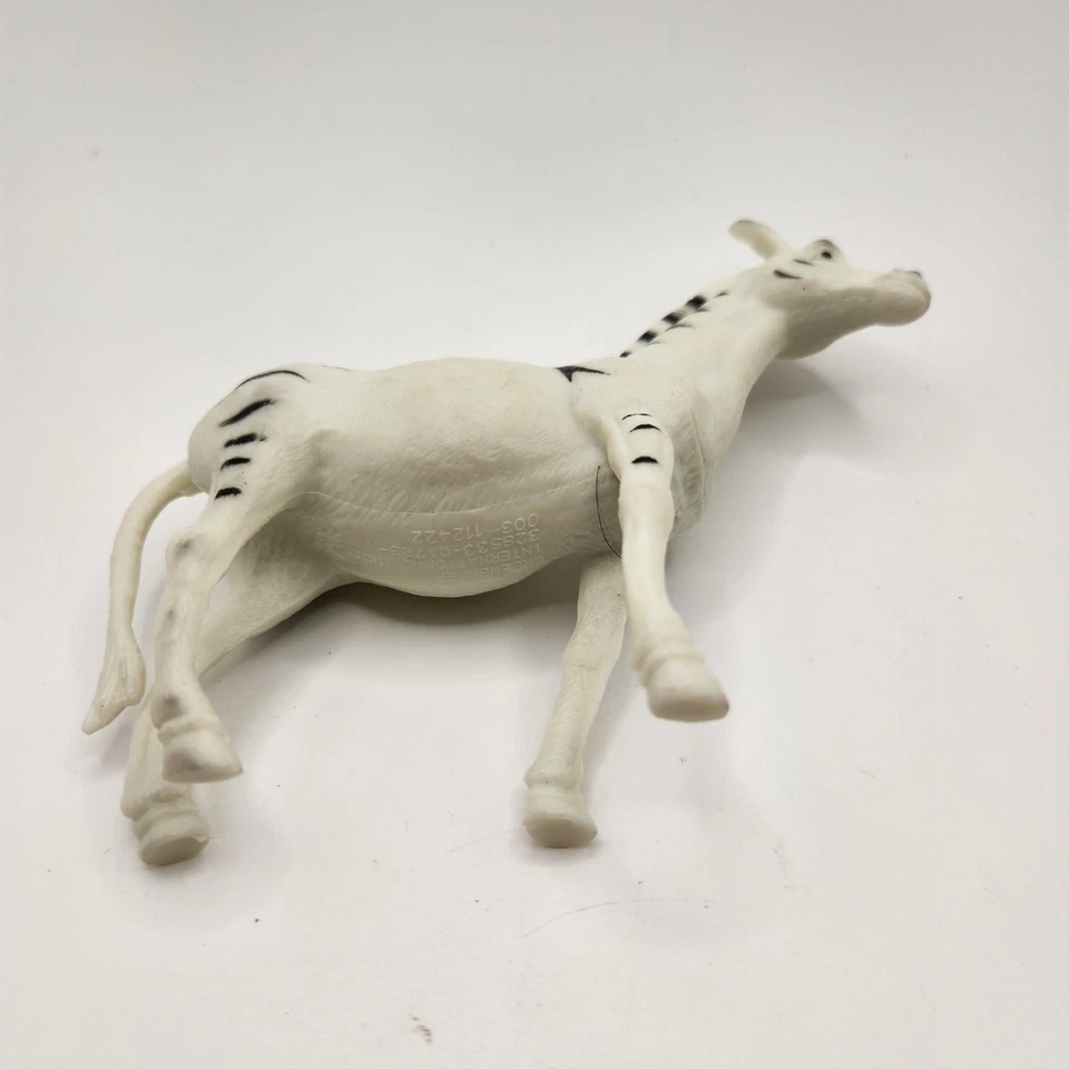 Bullyland Cebra Figura Juguete Animal Blanco Negro Rayas PVC Alemania Vida Silvestre Mini Foto 3 de 4