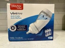 Playtex Baby VentAire Anti-Colic Anti-Reflux baby bottles 9 oz - set of 3