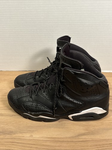 Nike Air Jordan 6 VI Retro Black Cat 2016 Size 10.5 Sneakers 384664-020 - Picture 3 of 11