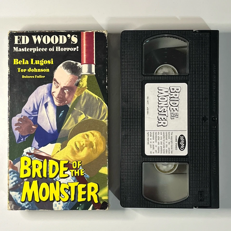 Bride Of The Monster (VHS, 1984) Ed Woods, Good Condition & Tested! - Image 3 of 4