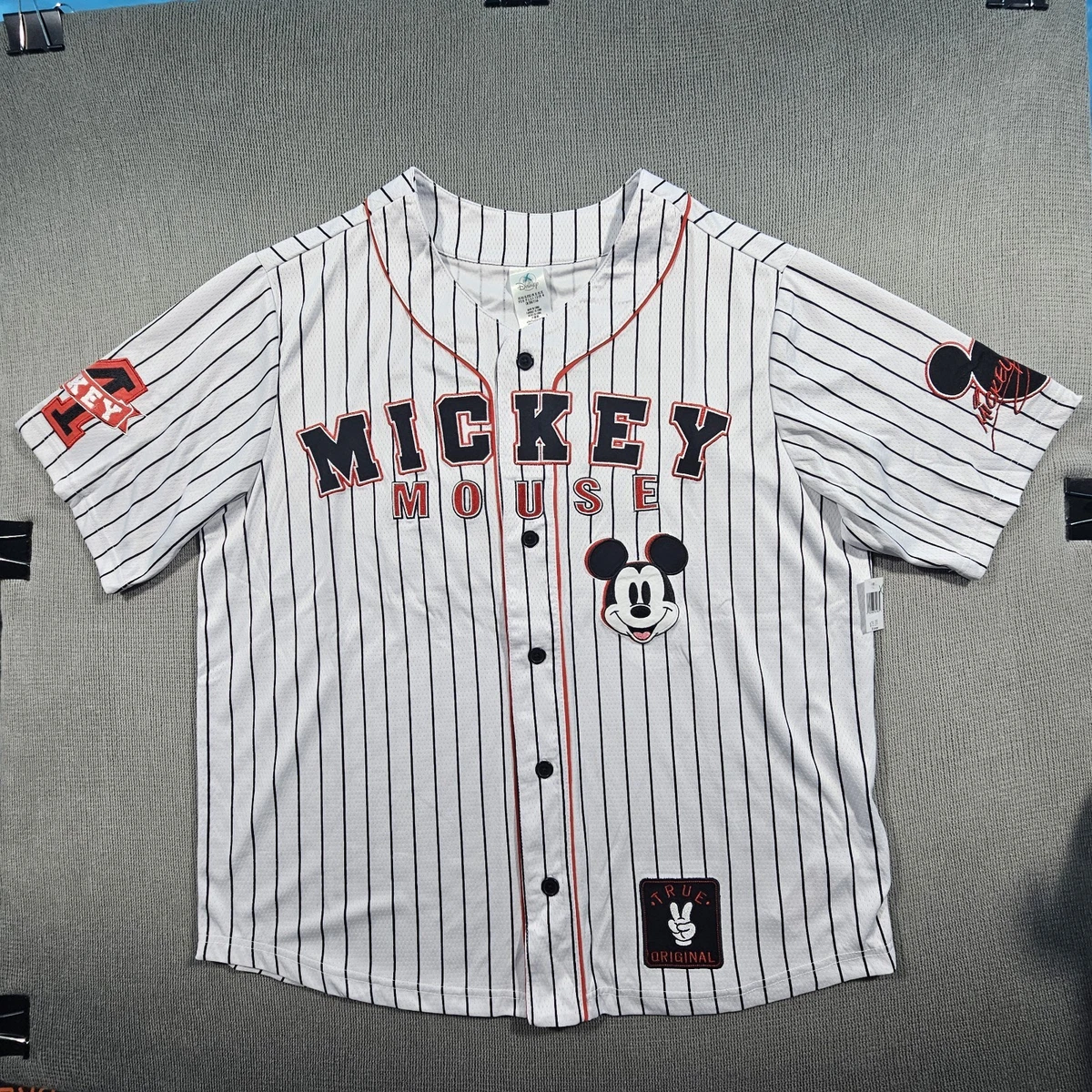 Preços baixos em Camisa de Beisebol Mickey Mouse Indiana Camisetas