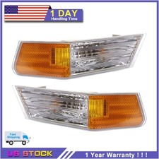 2pcs Left & Right Corner Lights Turn Signal Fits For Jeep Patriot 2007-2017