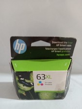 HP 63XL High Yield Tri-color Ink Cartridge F6U63AN  Exp Dec 2024-Aug 2026