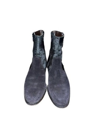 women hogan boots black 37 #457Z