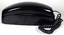 AT T ATT TRIMLINE 230 BLACK TELEPHONE LAND LINE BLACK TESTED CLEAN CORDED VTG