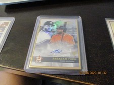 abraham toro rookie auto topps gold label 2020 framed