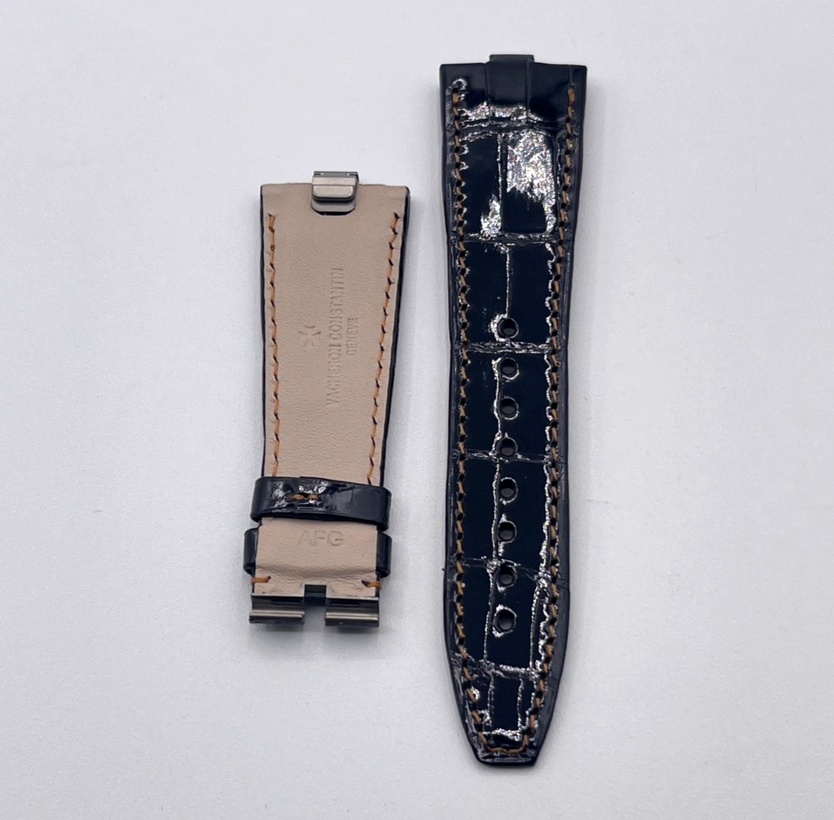 Vacheron Constantin Overseas cinturino alligatore nero black strap