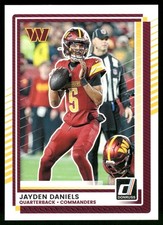2025 Donruss #28 Jayden Daniels Washington Commanders