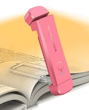 Book Reading Light,Silent Touch Lamp for in Bed,Rechargeable Clip on Bookligh...